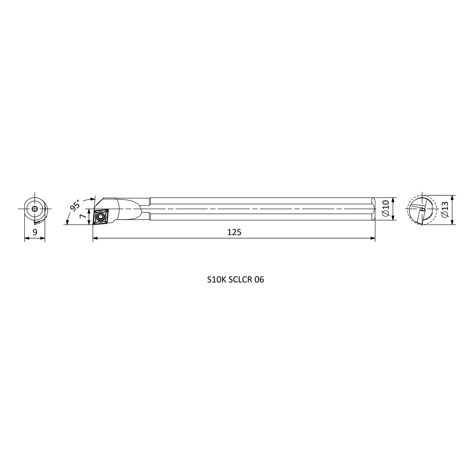 S10K SCLCR 06 &mdash; dimensioned drawing