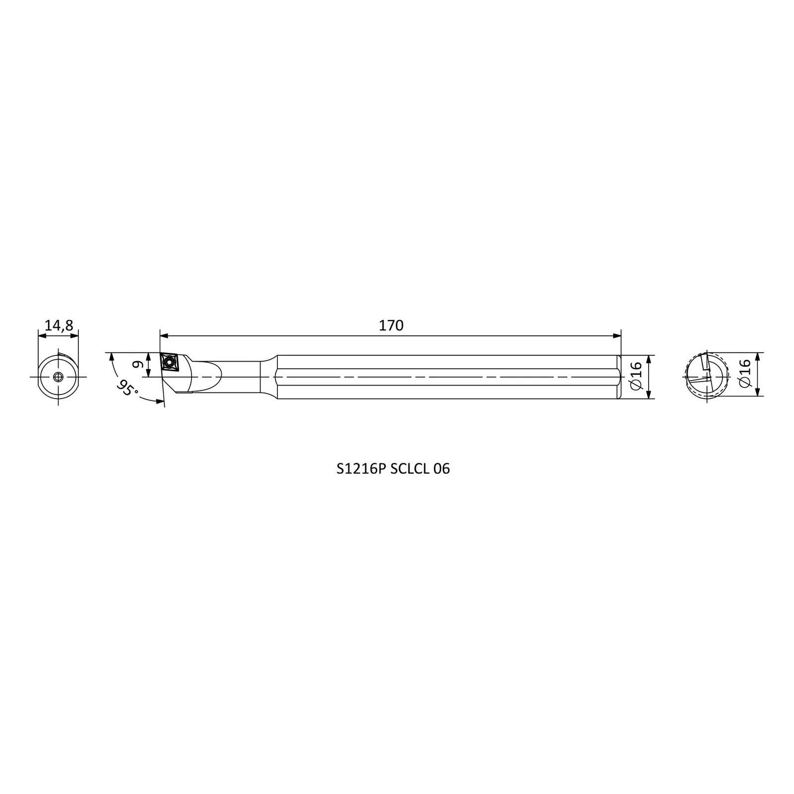 S1216P SCLCL 06 &mdash; dimensioned drawing