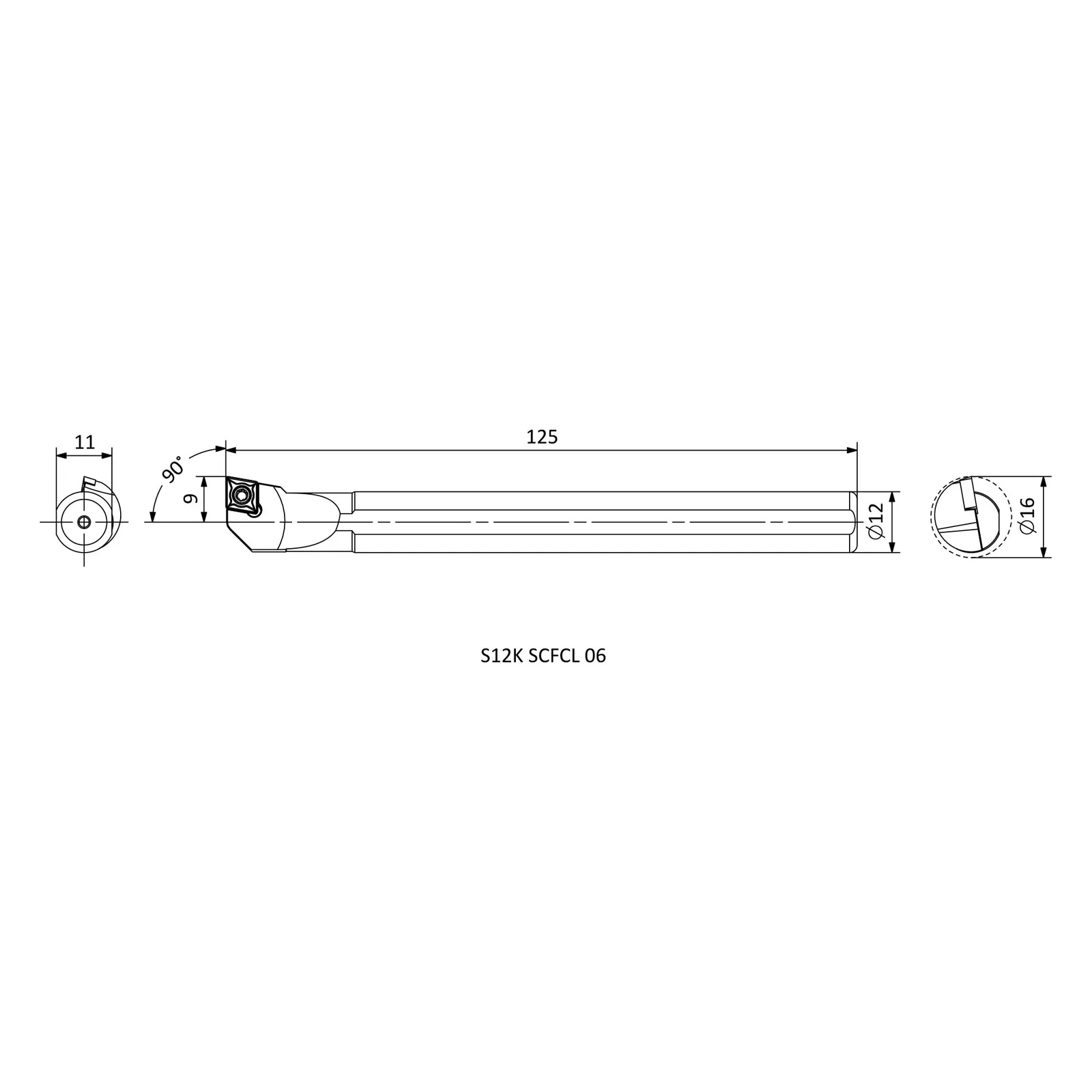 S12K SCFCL 06 &mdash; dimensioned drawing
