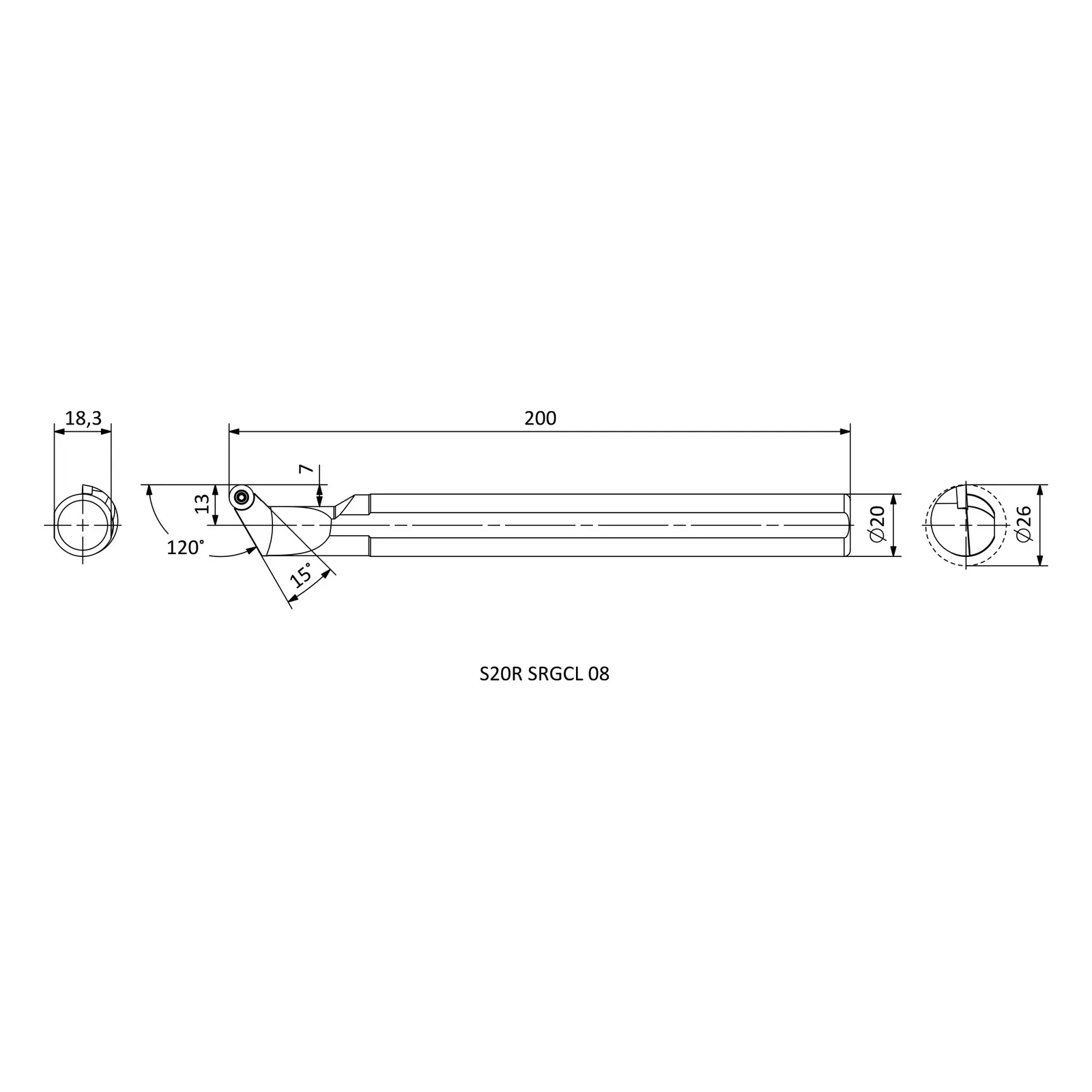 S20R SRGCL 08 &mdash; dimensioned drawing