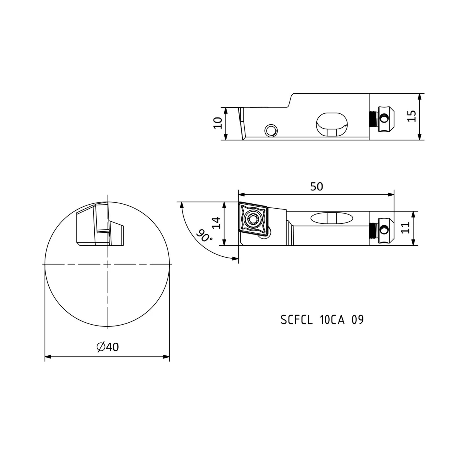 SCFCL 10CA 09 &mdash; dimensioned drawing