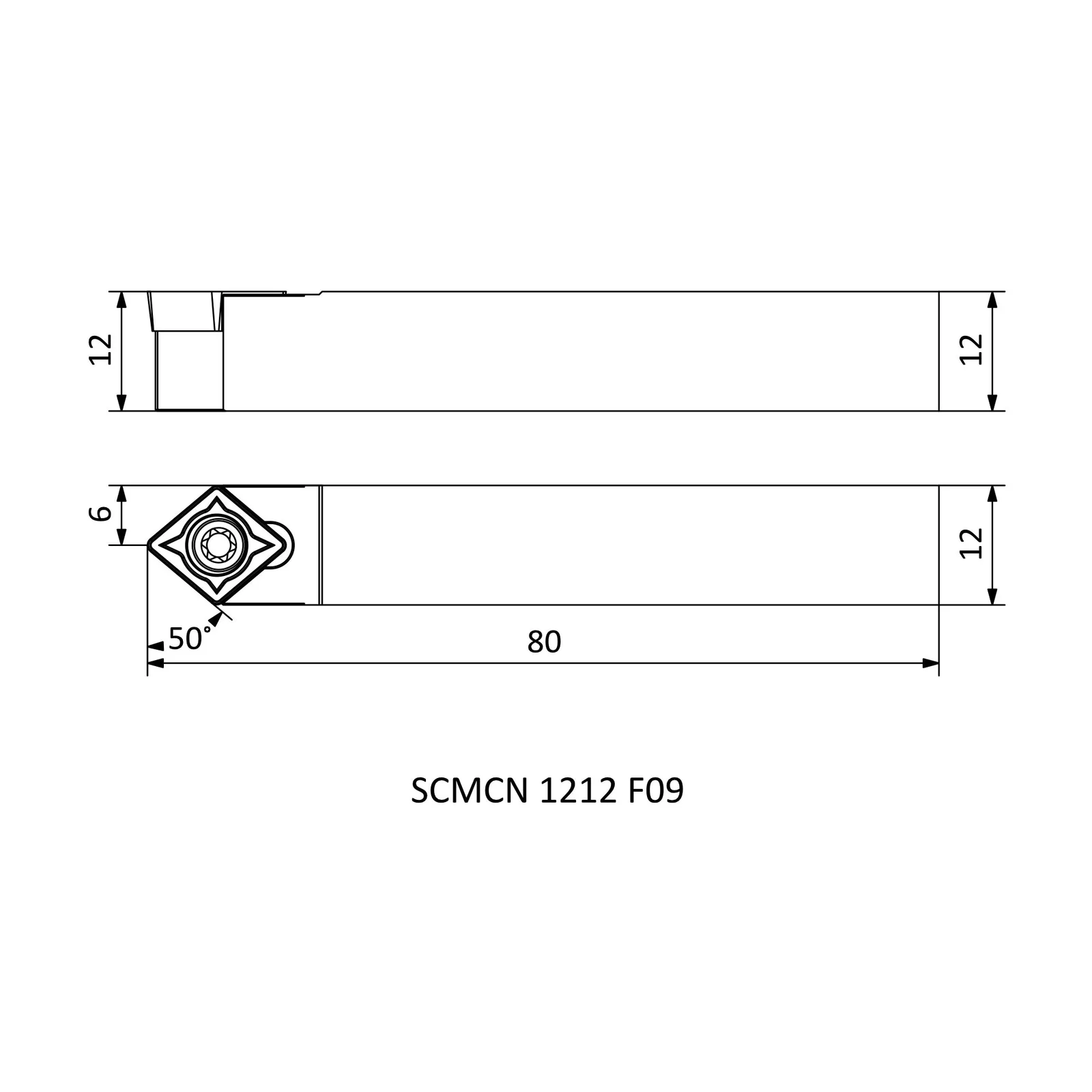 SCMCN 1212 F09 &mdash; dimensioned drawing