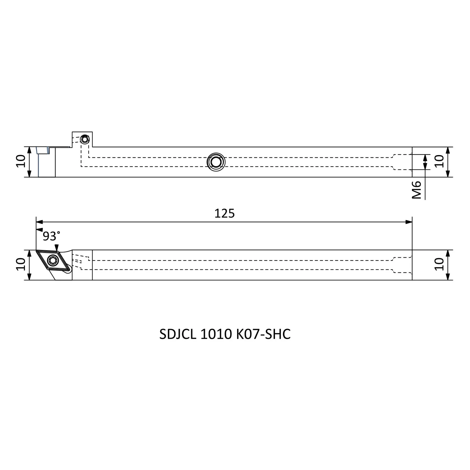 SDJCL 1010 K07-SHC &mdash; dimensioned drawing