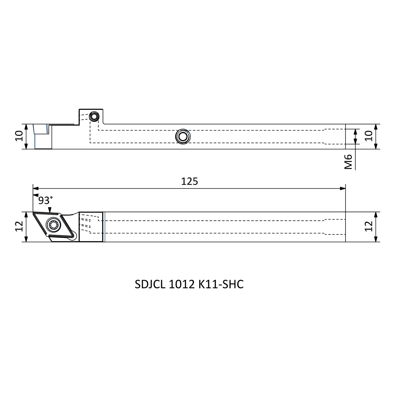 SDJCL 1012 K11-SHC &mdash; dimensioned drawing