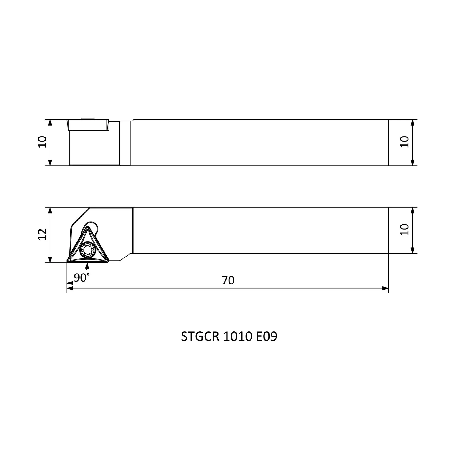 STGCR 1010 E09 &mdash; dimensioned drawing
