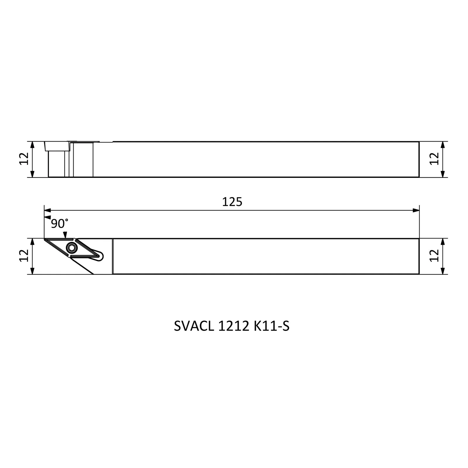 SVACL 1212 K11-S &mdash; dimensioned drawing