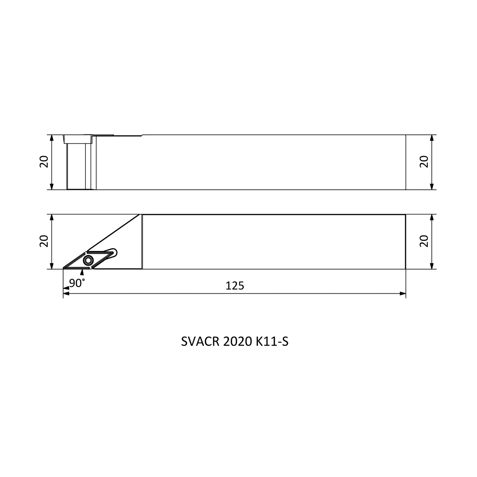 SVACR 2020 K11-S &mdash; dimensioned drawing