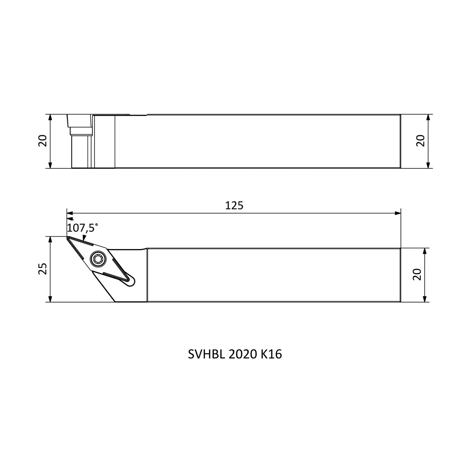 SVHBL 2020 K16 &mdash; dimensioned drawing