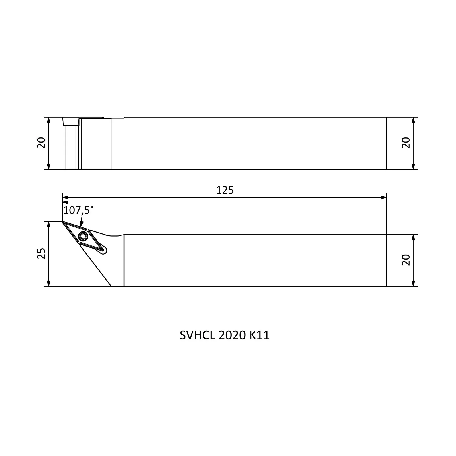 SVHCL 2020 K11 &mdash; dimensioned drawing