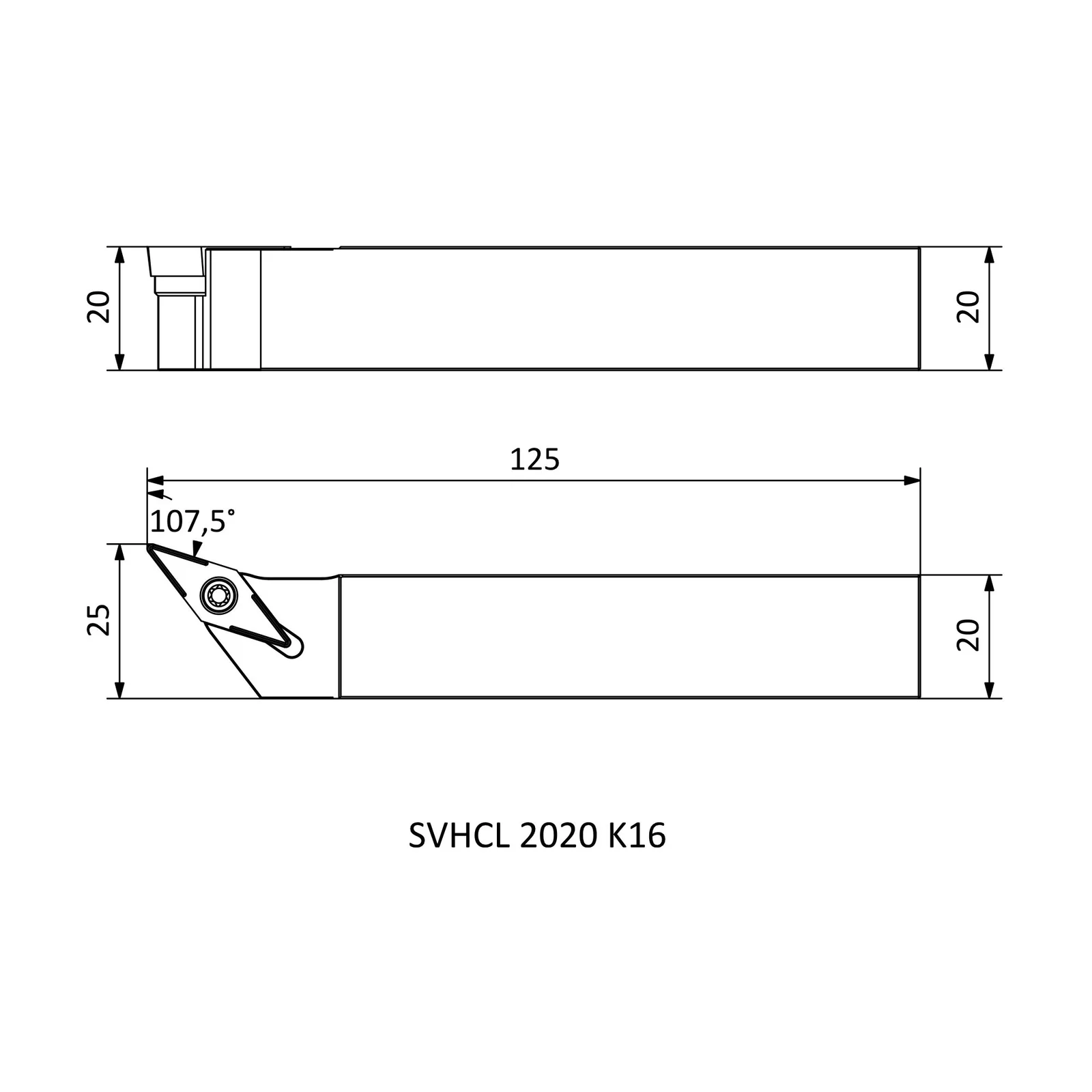 SVHCL 2020 K16 &mdash; dimensioned drawing