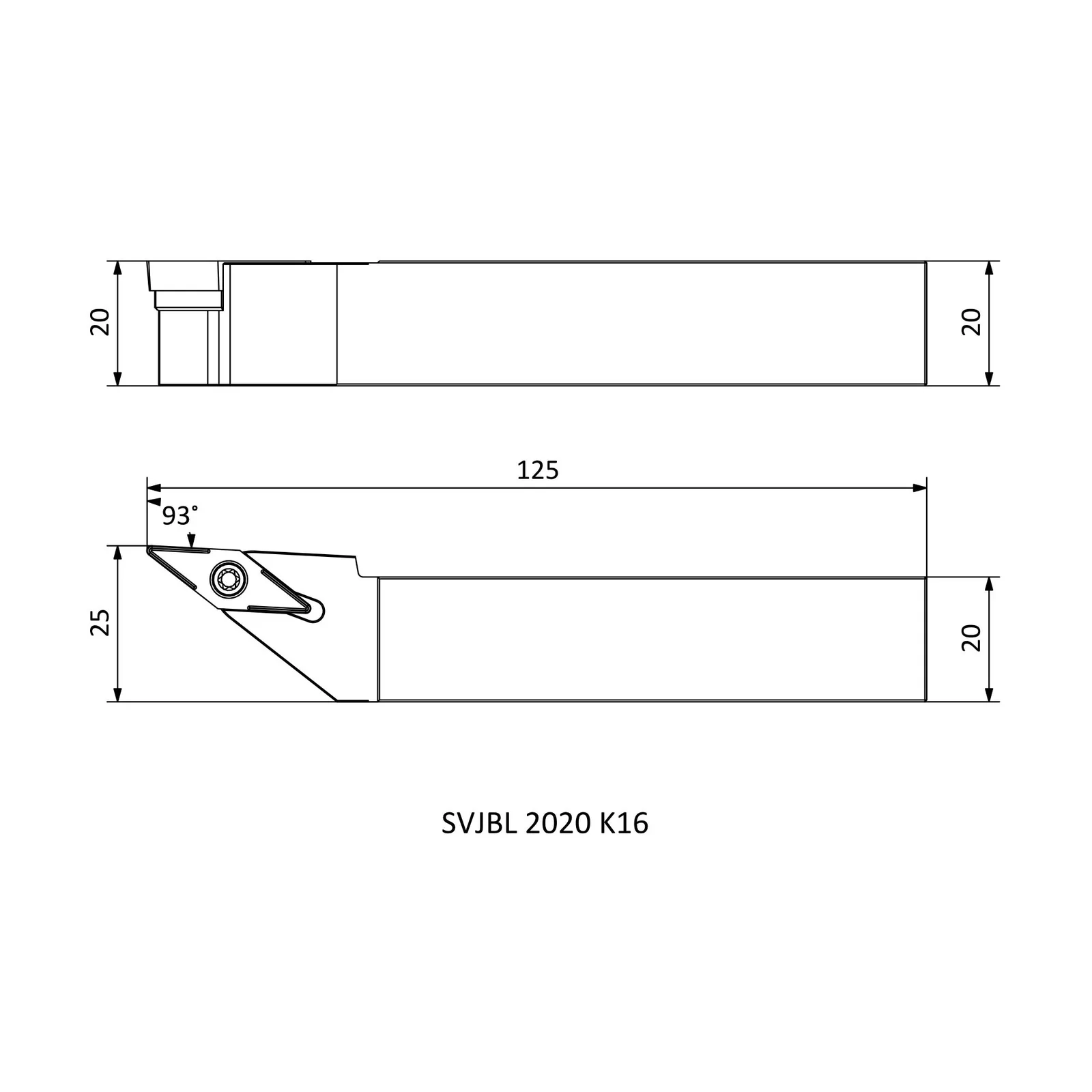 SVJBL 2020 K16 &mdash; dimensioned drawing