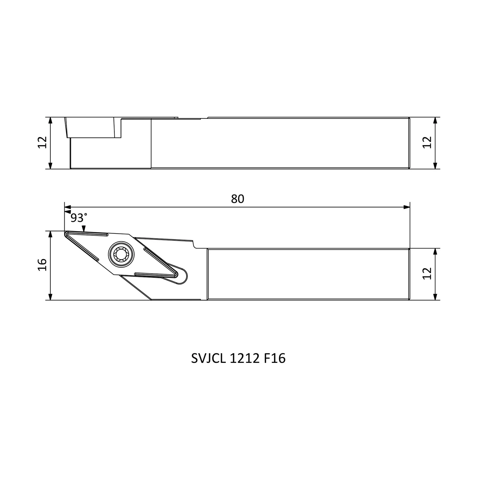 SVJCL 1212 F16 &mdash; dimensioned drawing