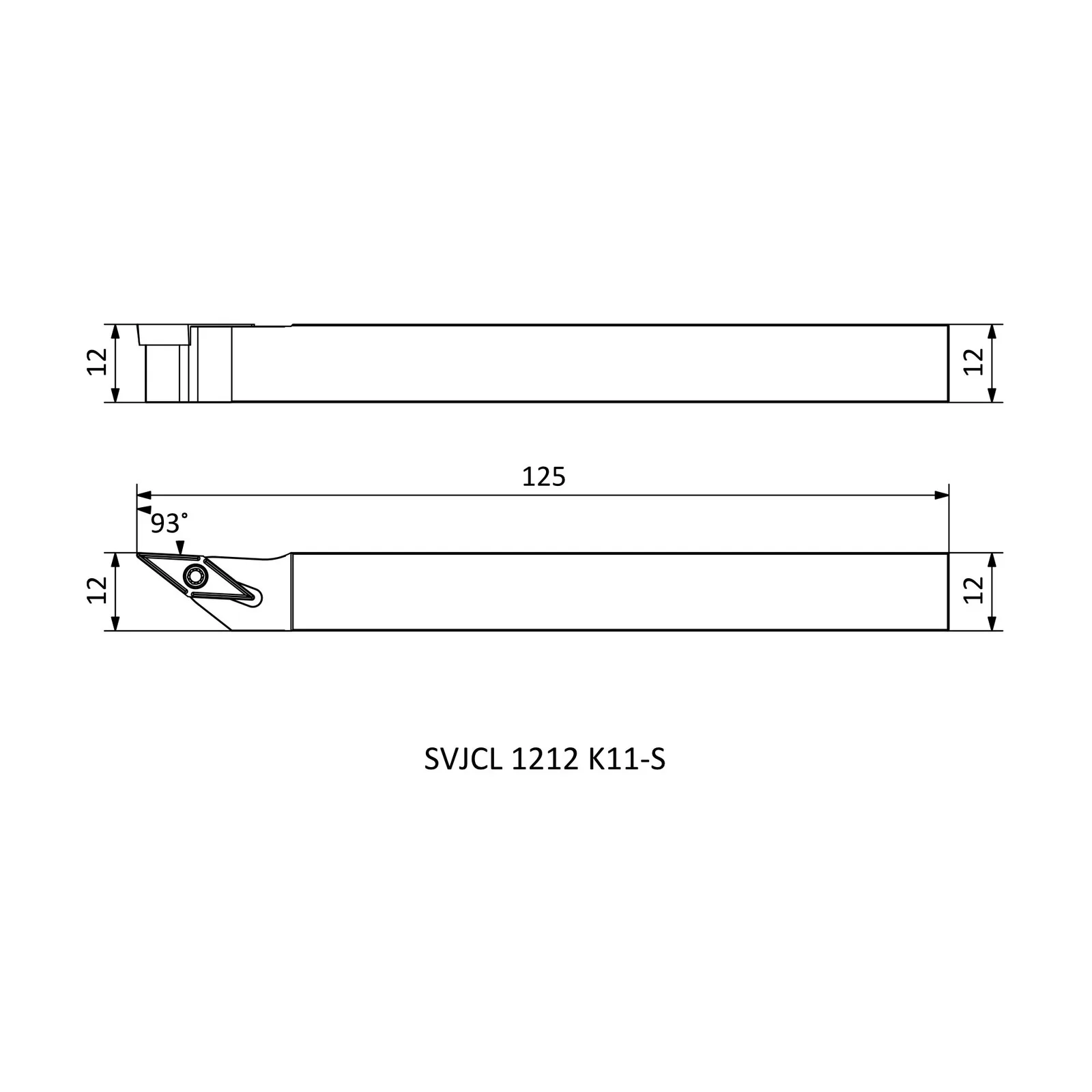 SVJCL 1212 K11-S &mdash; dimensioned drawing