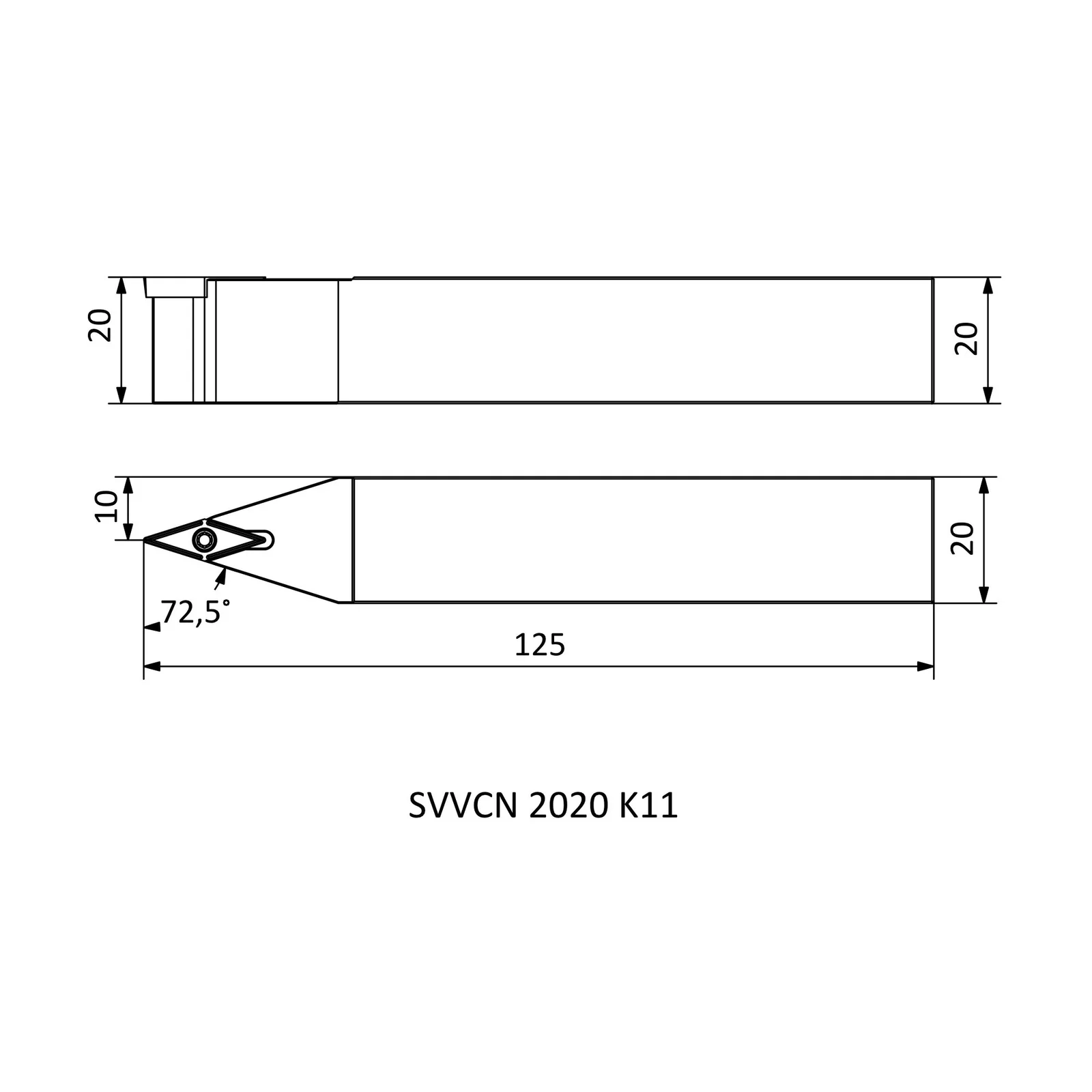 SVVCN 2020 K11 &mdash; dimensioned drawing