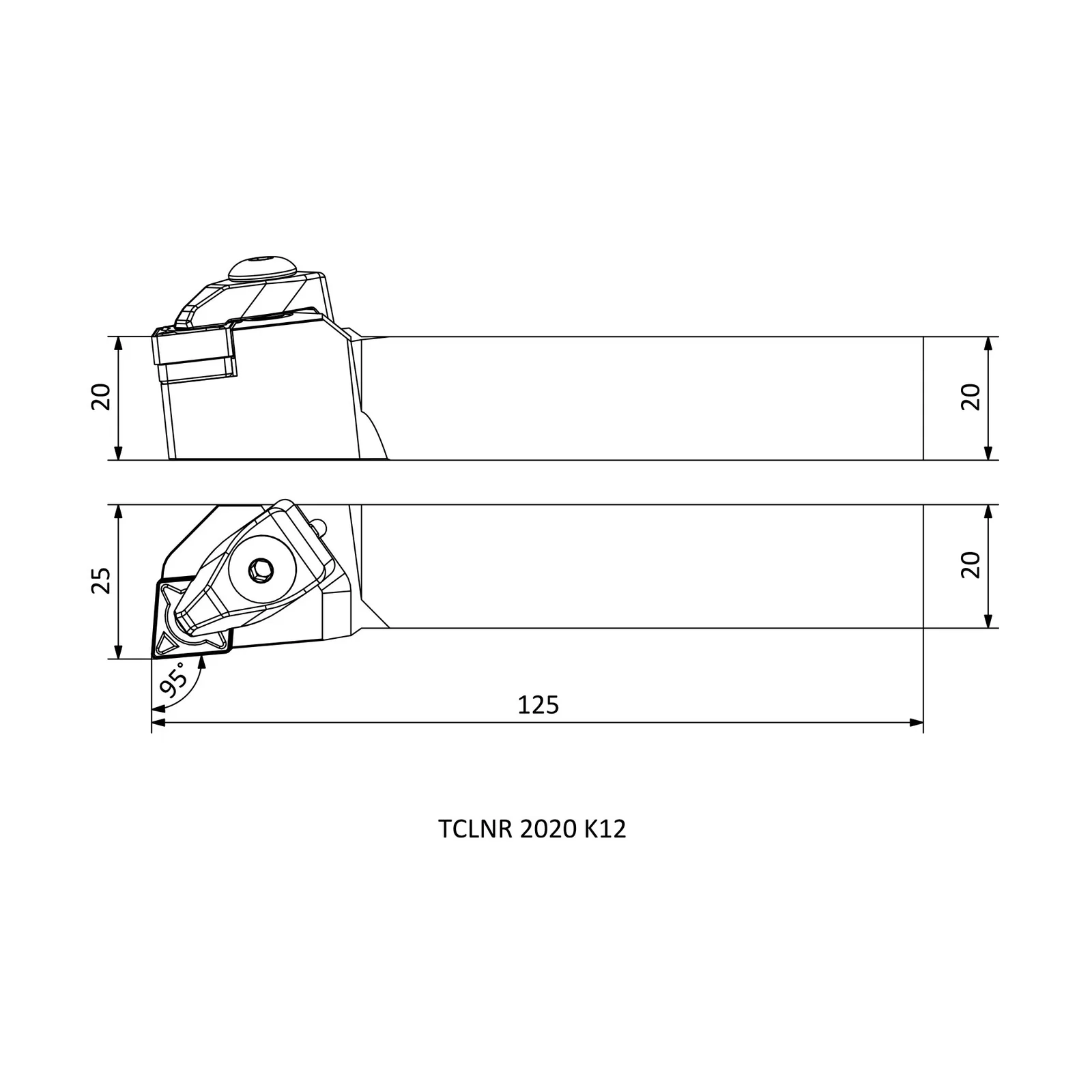 TCLNR 2020 K12 &mdash; dimensioned drawing