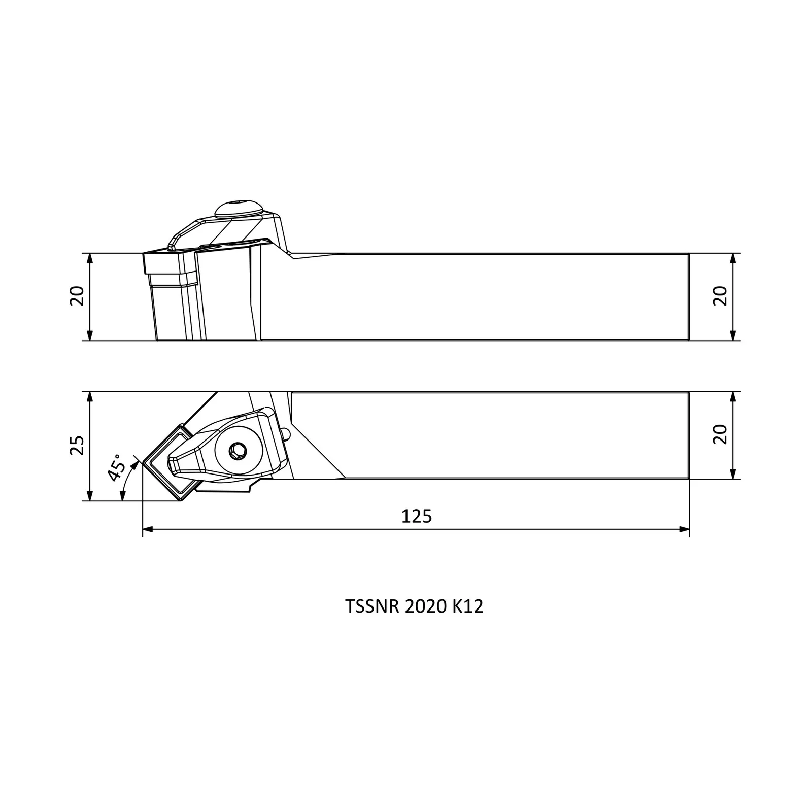 TSSNR 2020 K12 &mdash; dimensioned drawing